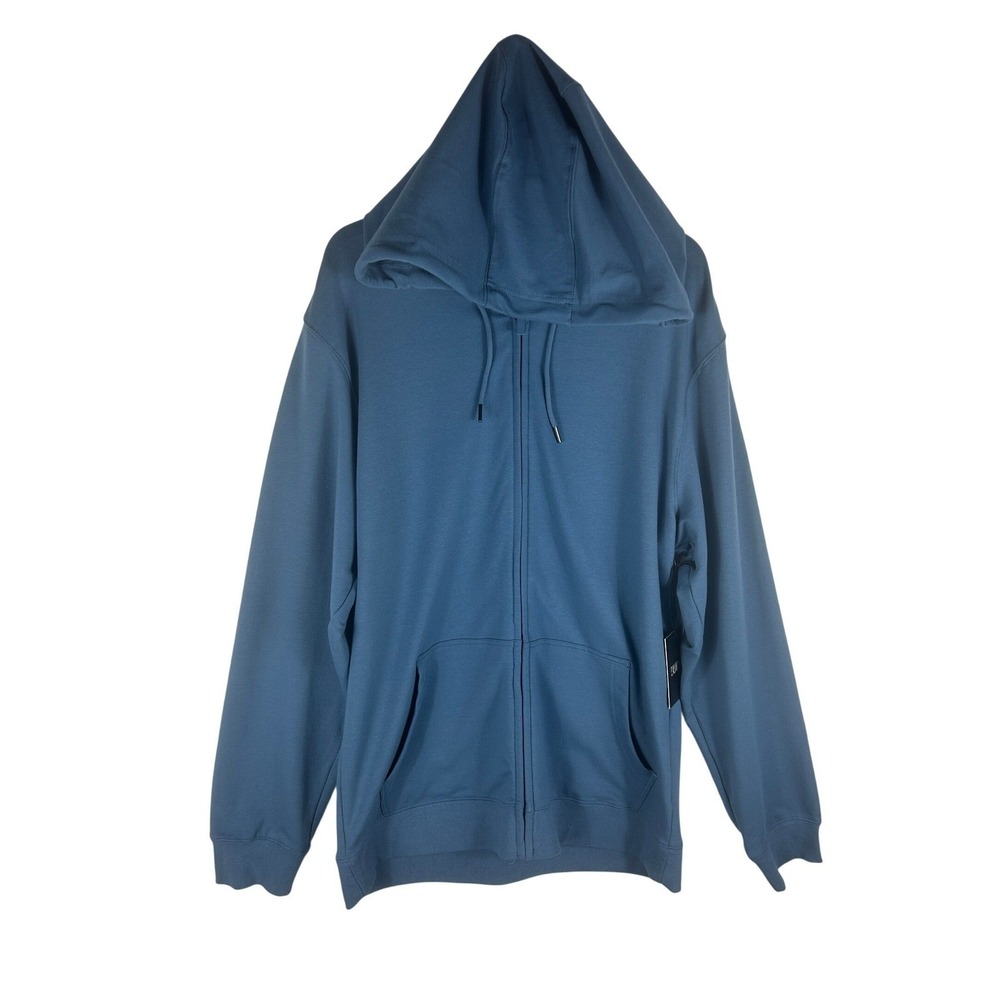 Caliville Mens Full Zip Hoodie‎ Medium Blue ST-FTH-2021 Size XL Long Sleeve NWT